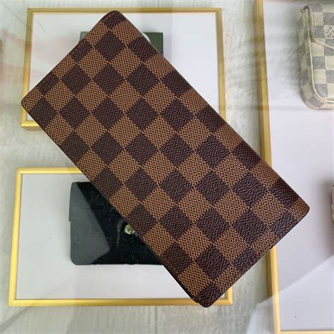 louis vuitton wallet n60017|Louis Vuitton Long Wallet Portefeuille Braza Damier Ebene N60017.